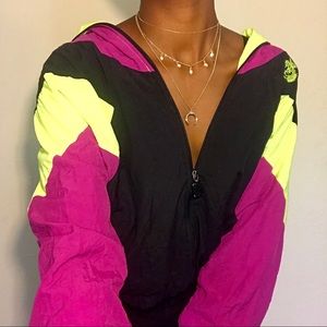 Retro pink/lime jacket